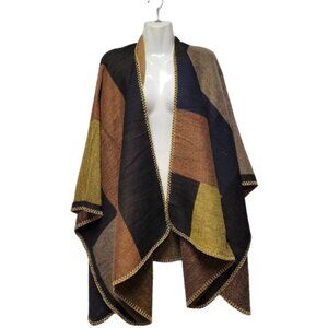 Women's Shawl Wraps Open Front Poncho Cape Oversized Cape- NEW!